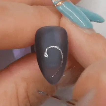 ML-04 Markers Line Non Wipe Color Gel Thick Silver - Image 2