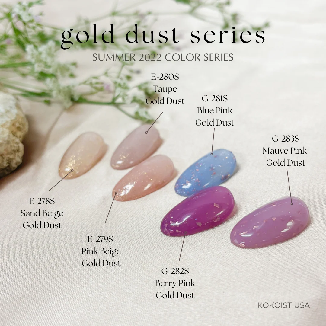 G-282S Berry Pink Gold Dust - Image 3