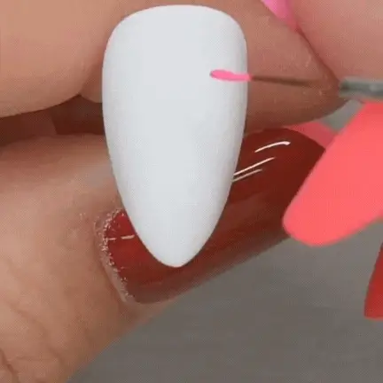 ML-06 Markers Line Non Wipe Color Gel Neon Pink - Image 2