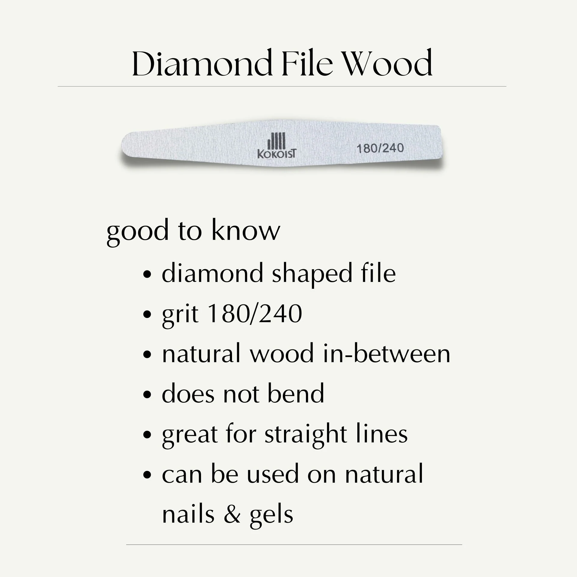 *Pack of 25 Diamond File Wood - Image 2